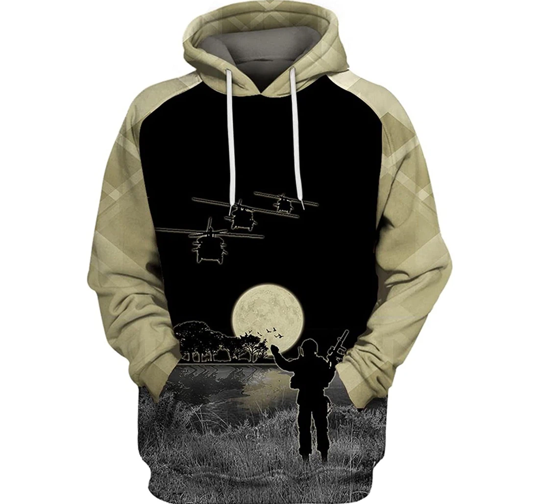 Us Veteran I Will Always Be A Soldier - 3D Printed Pullover Hoodie