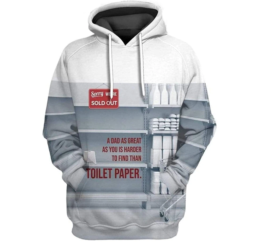 Toilet Paper Is Hard To Find Out S - And - 3D Printed Pullover Hoodie