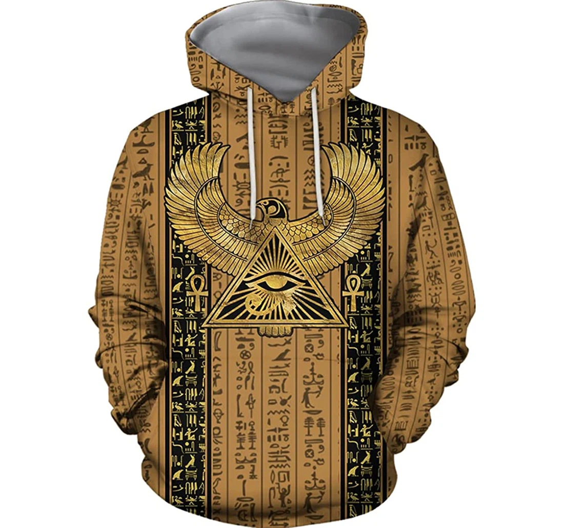 Eye Of Horus Beautiful Native - 3D Printed Pullover Hoodie