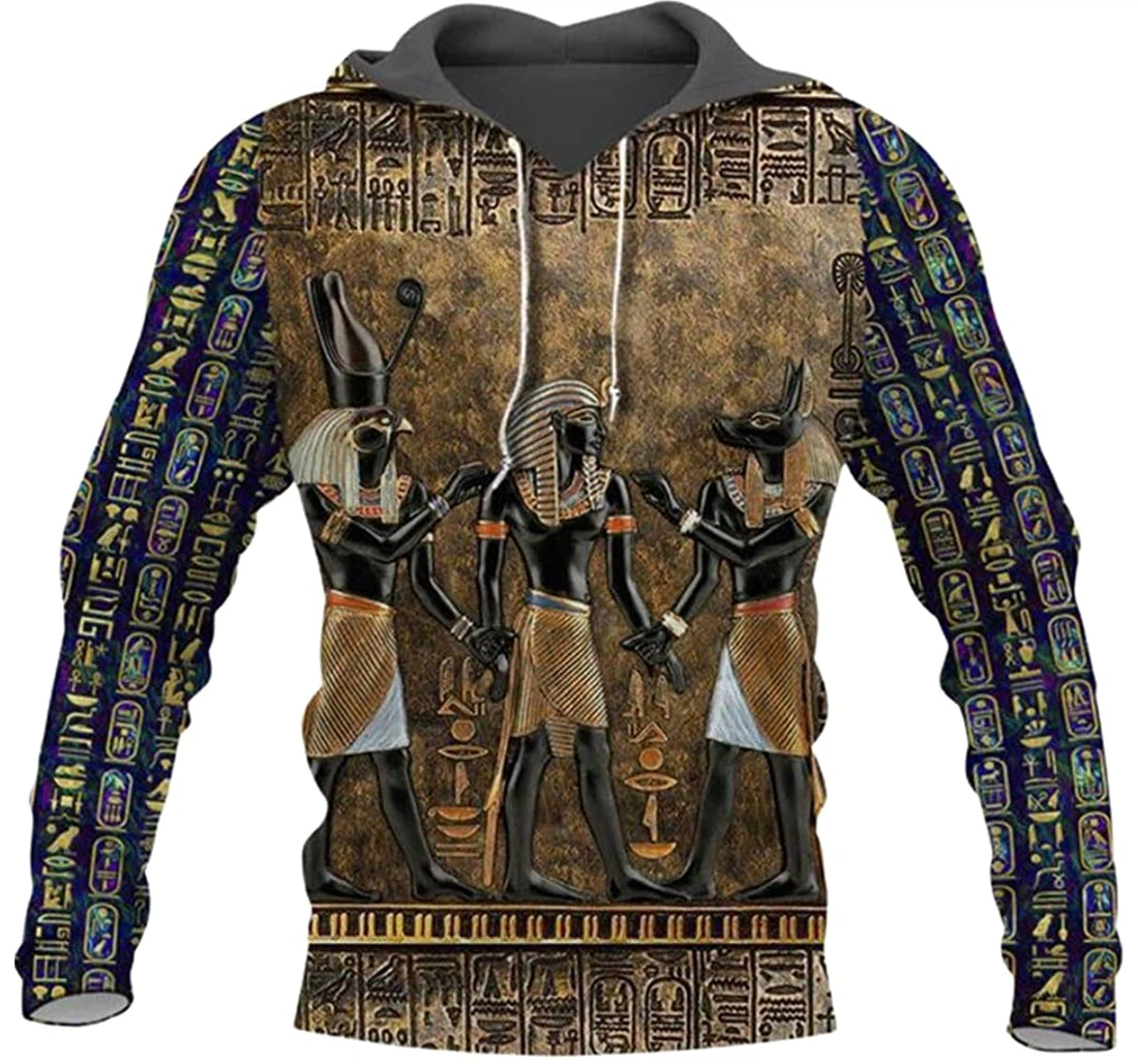 Horus – Anubis Ramses Beautiful Native - 3D Printed Pullover Hoodie