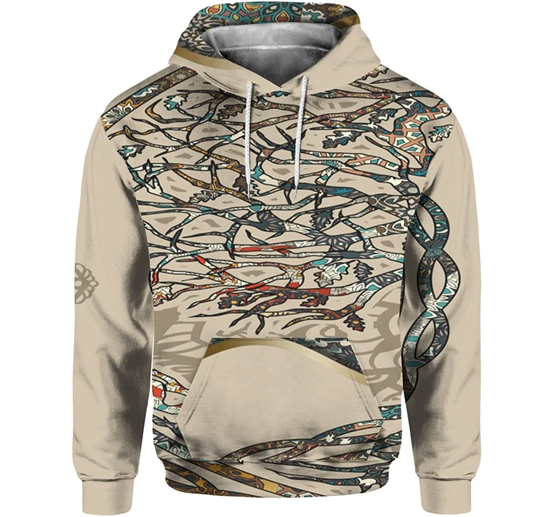 Light Tree - 3D Printed Pullover Hoodie