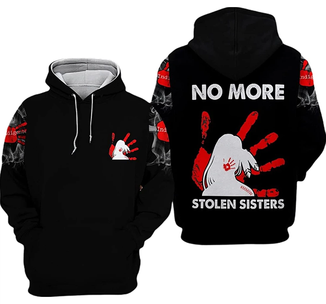 Native No More Stolen Sisters - 3D Printed Pullover Hoodie