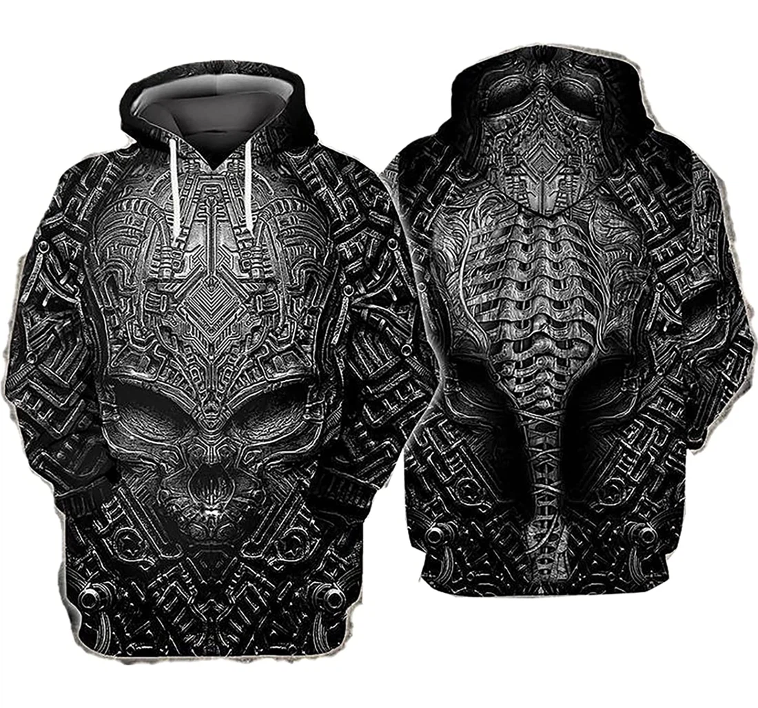 Skull Best Skull Lightweight Premium Sportwear Up - 3D Printed Pullover Hoodie