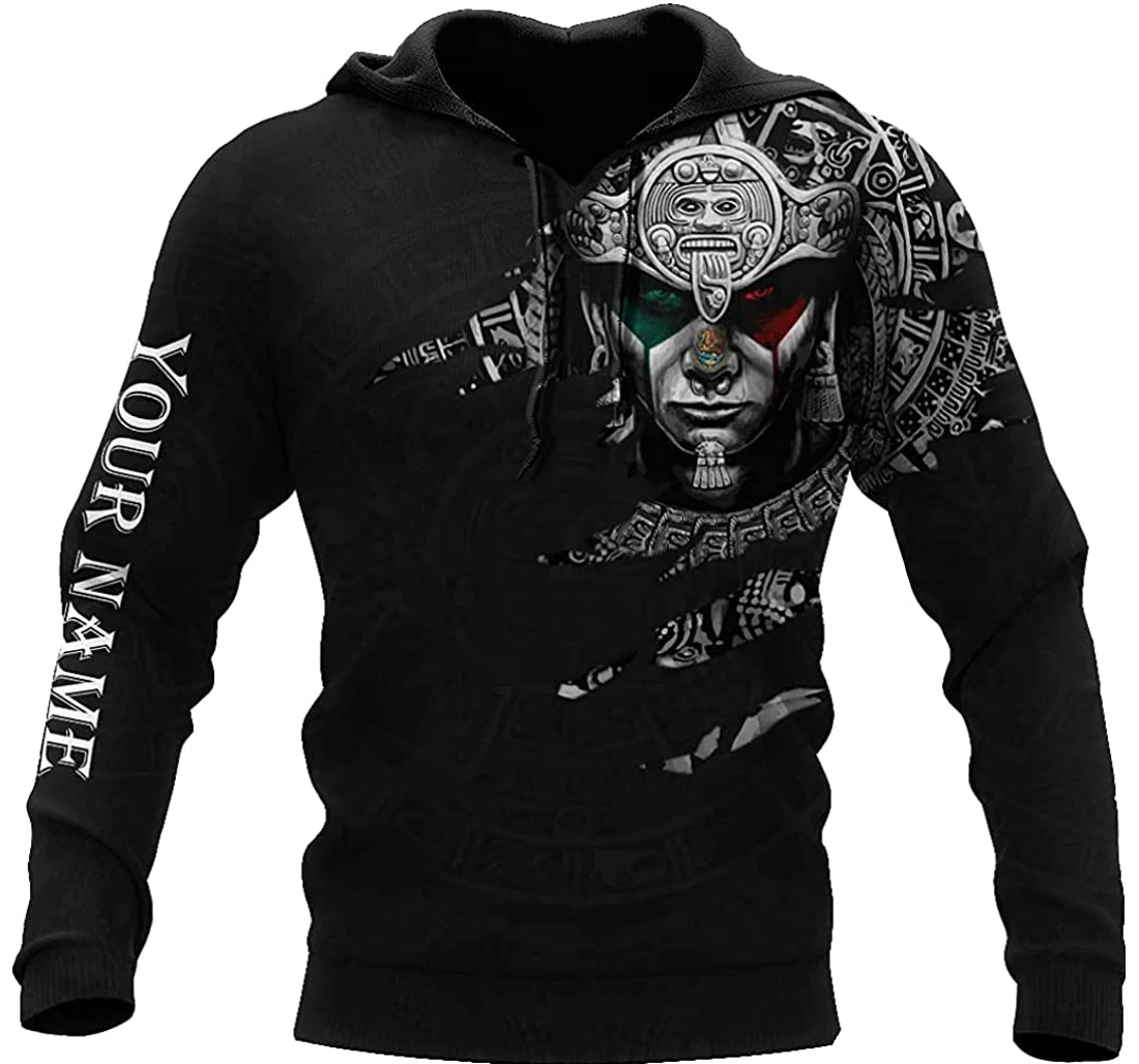 Personalized Aztec Warrior Mexico Lightweight Premium Sportwear Up Lightweight Premium Sportwear Up - 3D Printed Pullover Hoodie