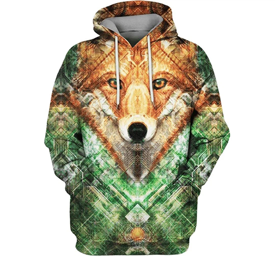 Yellow Dog In Green Pastel Lightweight Premium Sportwear Up - 3D Printed Pullover Hoodie