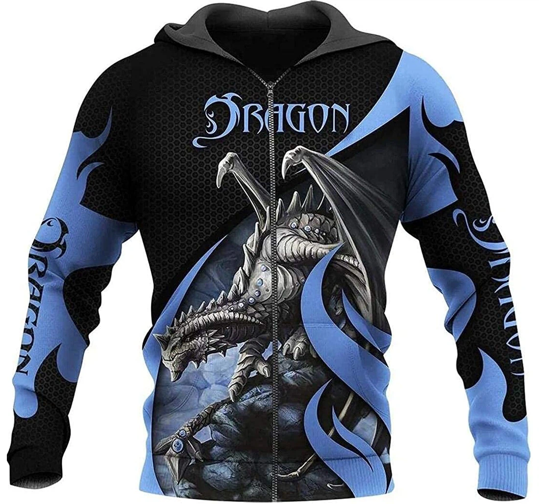 Tatoo Dungeons Dragons Armor Native American Pattern Up - 3D Printed Pullover Hoodie