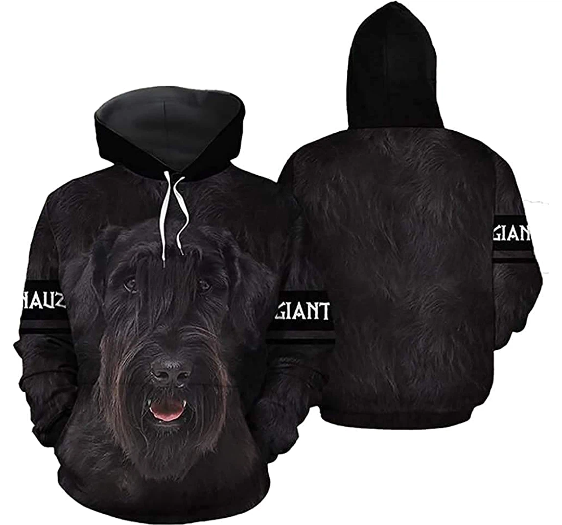 Giant Schnauzer - 3D Printed Pullover Hoodie