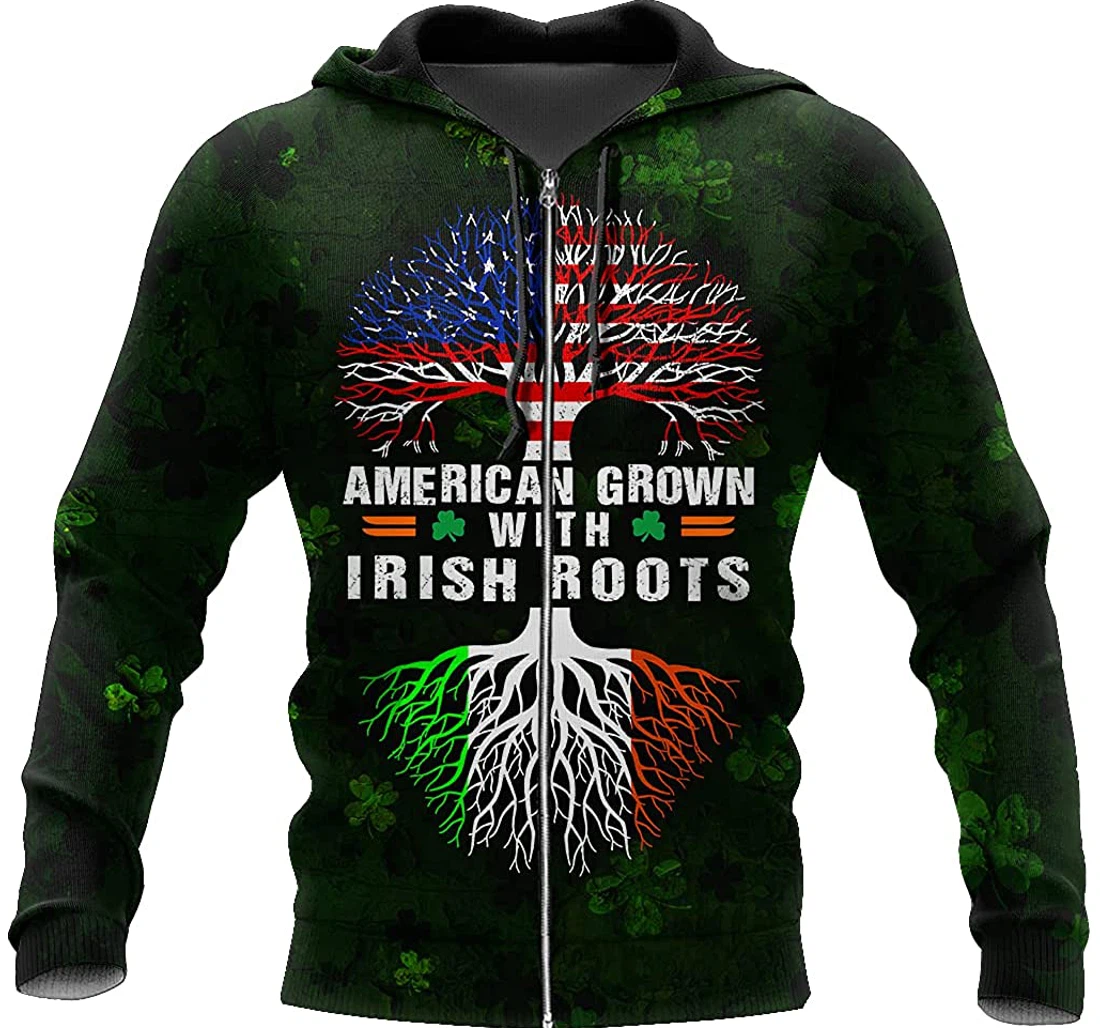 Irish St.patrick Day Lightweight Sportwear Up - 3D Printed Pullover Hoodie