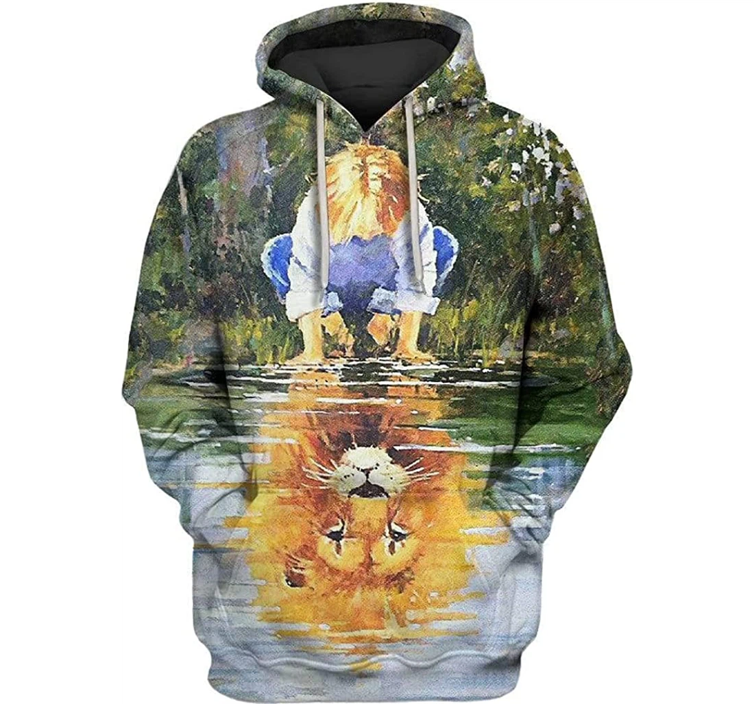 Lion Shadow Shirts - 3D Printed Pullover Hoodie