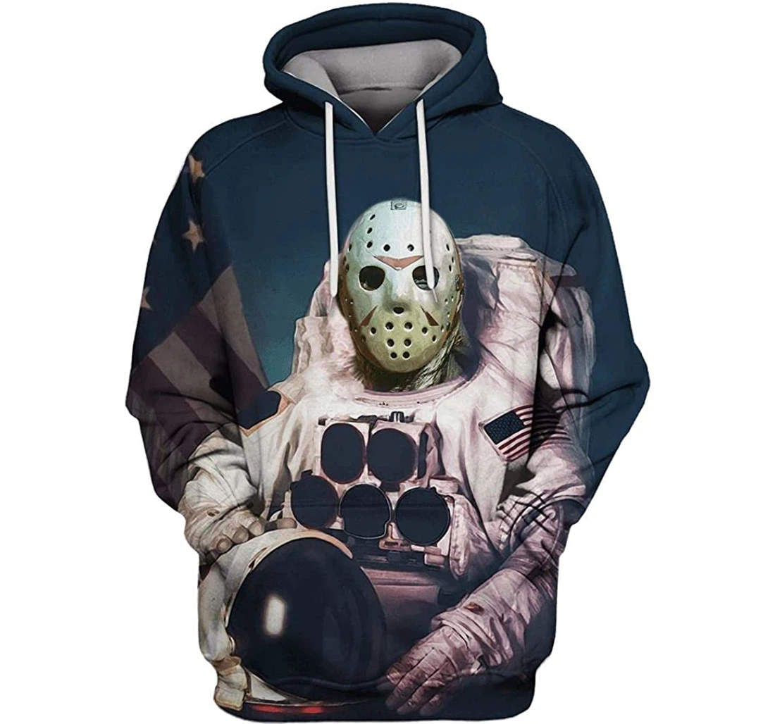 Astronaut Jasonvoorhees Shirts - 3D Printed Pullover Hoodie