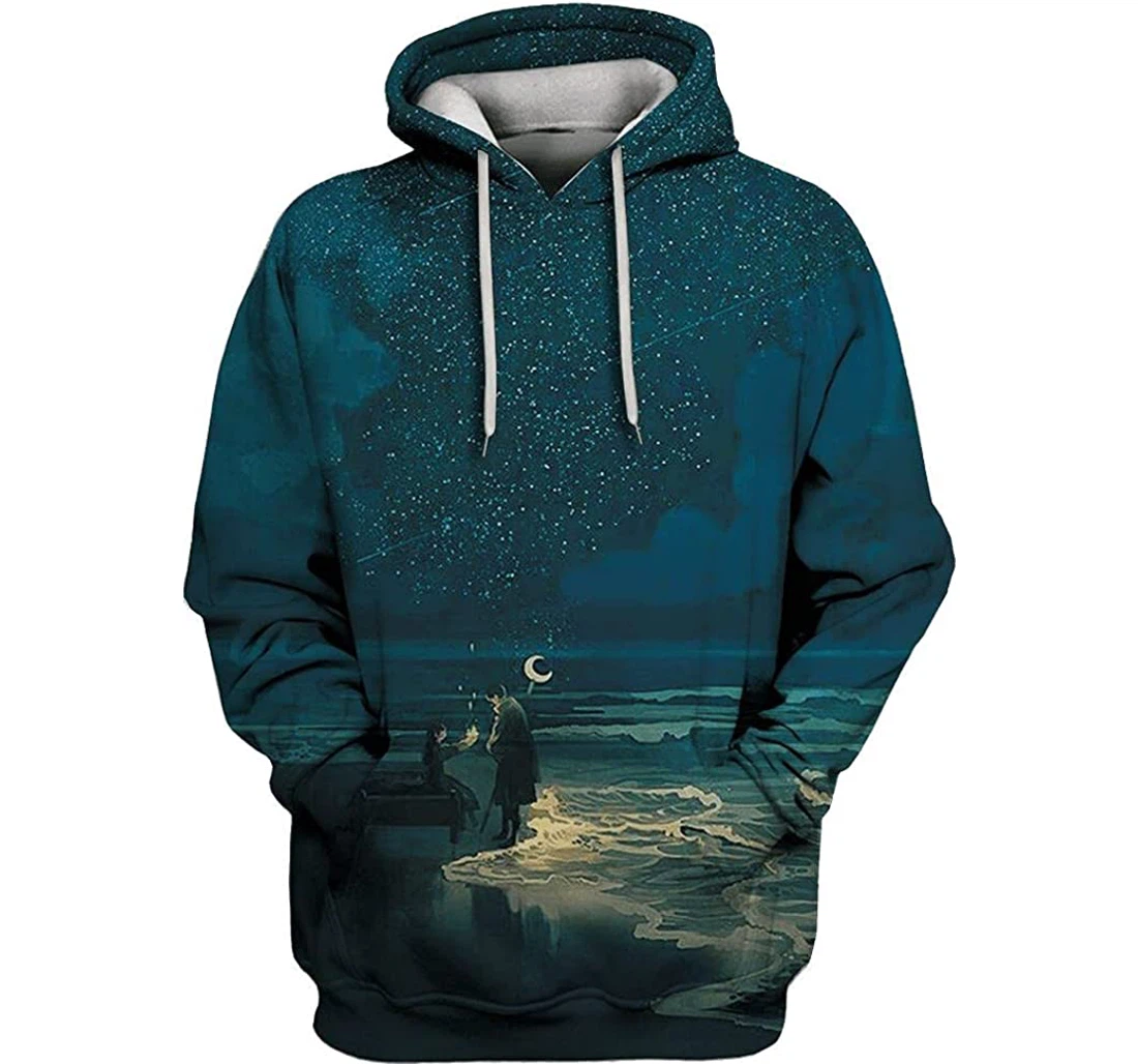 Falling Star Shirts - 3D Printed Pullover Hoodie