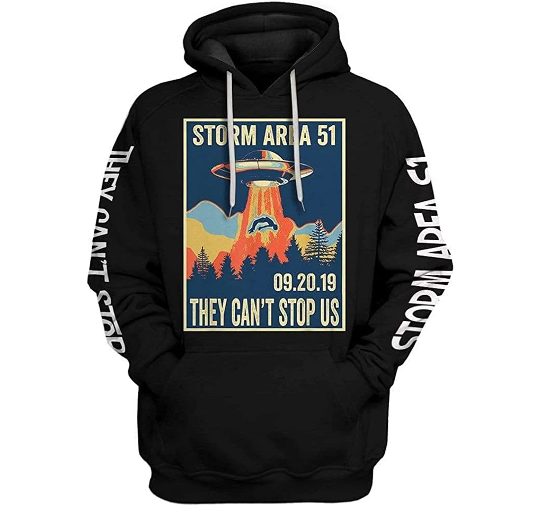 Storm Area Shirts - 3D Printed Pullover Hoodie