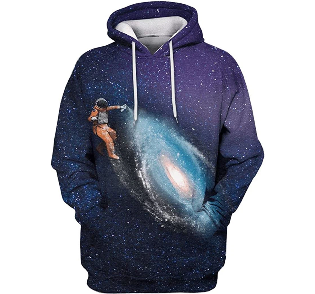 Astronut Painting Galaxy Shirts - 3D Printed Pullover Hoodie