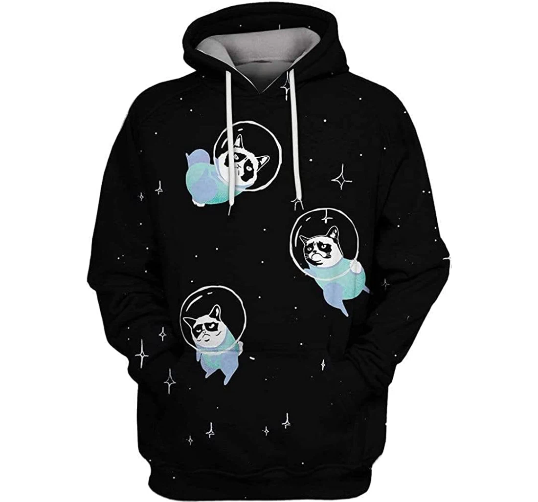 Grumpy Cat Shirts - 3D Printed Pullover Hoodie