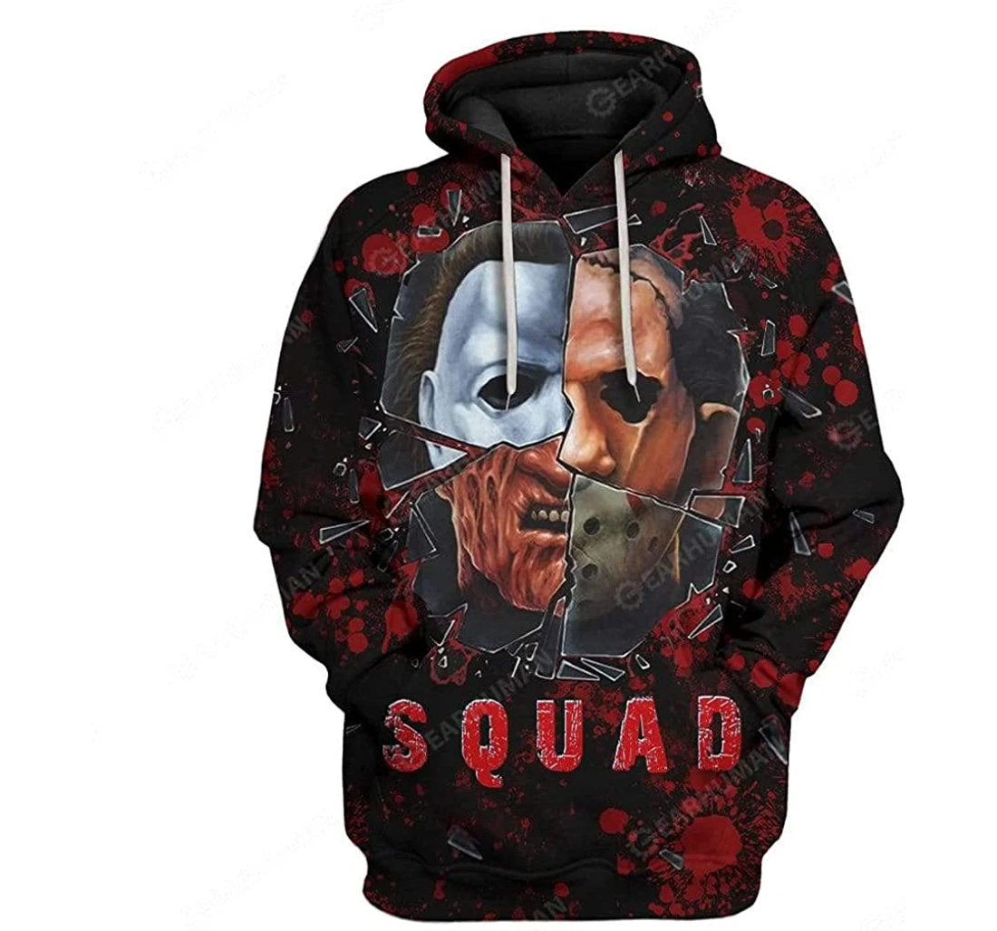 Squad Shirts - 3D Printed Pullover Hoodie