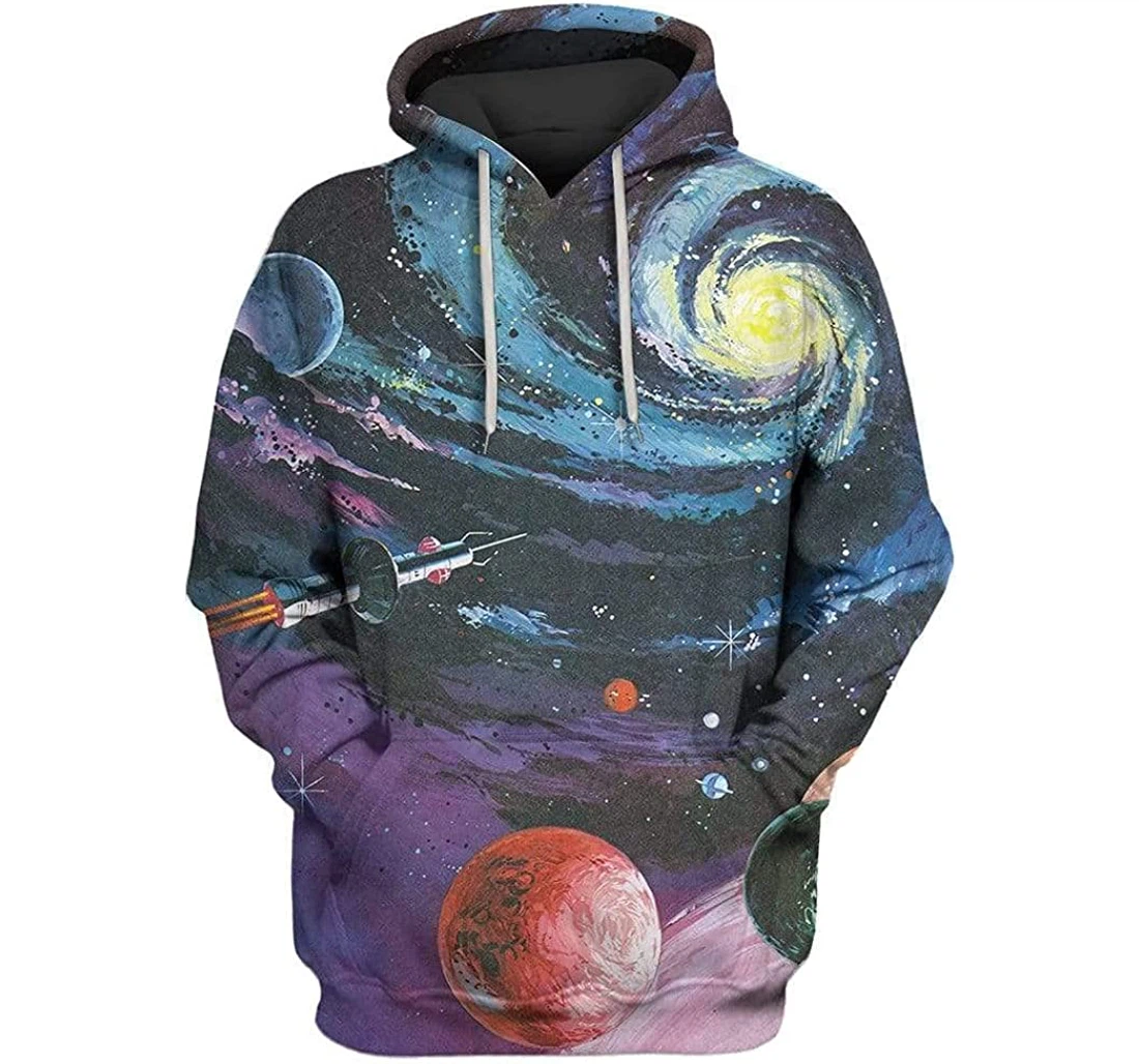 Science Space Paintings Shirts - 3D Printed Pullover Hoodie