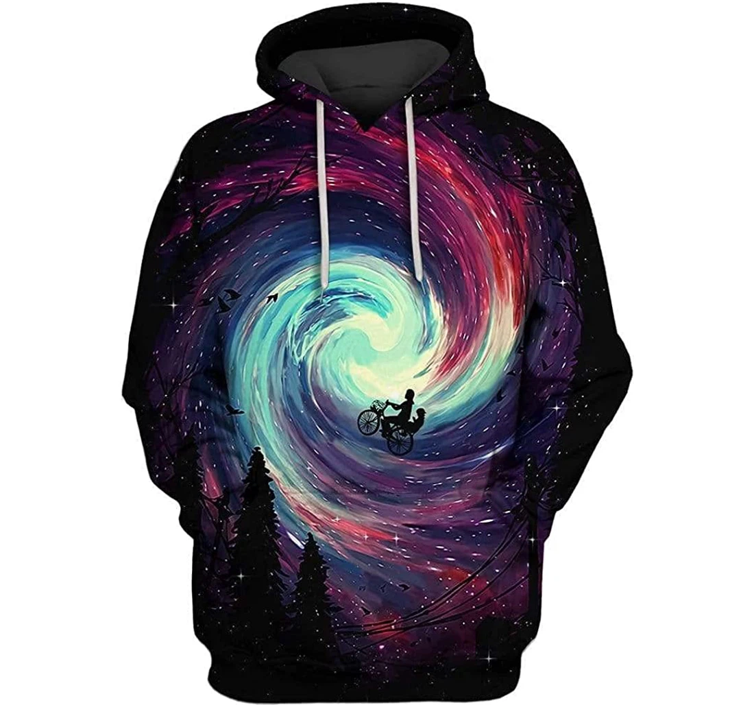 Traveling To Space Shirts - 3D Printed Pullover Hoodie