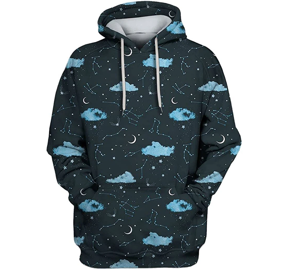 Stars In The Sky Shirts - 3D Printed Pullover Hoodie