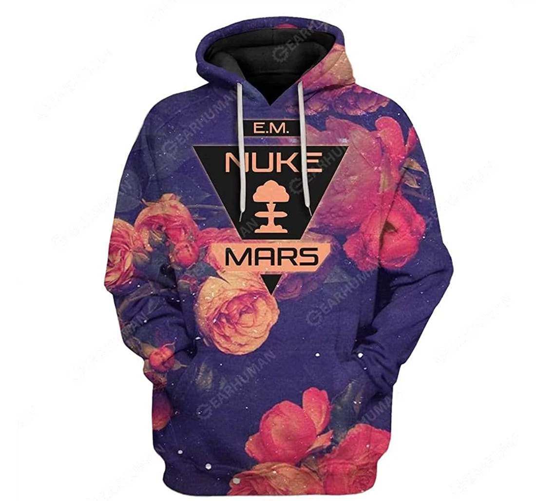 Em Nuke Mars Shirts - 3D Printed Pullover Hoodie