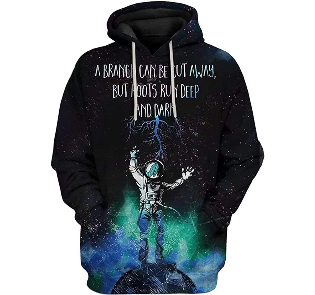 Roots Run Deep Dark Shirts - 3D Printed Pullover Hoodie