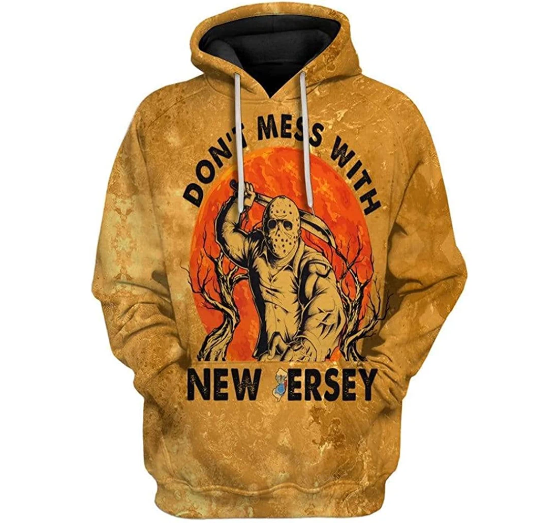 Don't Mess With New Jersey Shirts - 3D Printed Pullover Hoodie