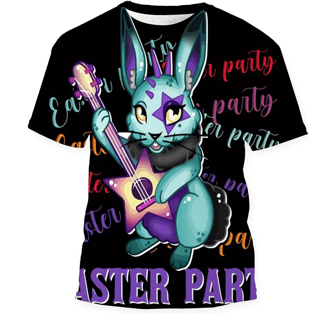 Premium Rabbit Design Format Birthday Halloween - 3D Printed T-shirt, Long Sleeves Shirt