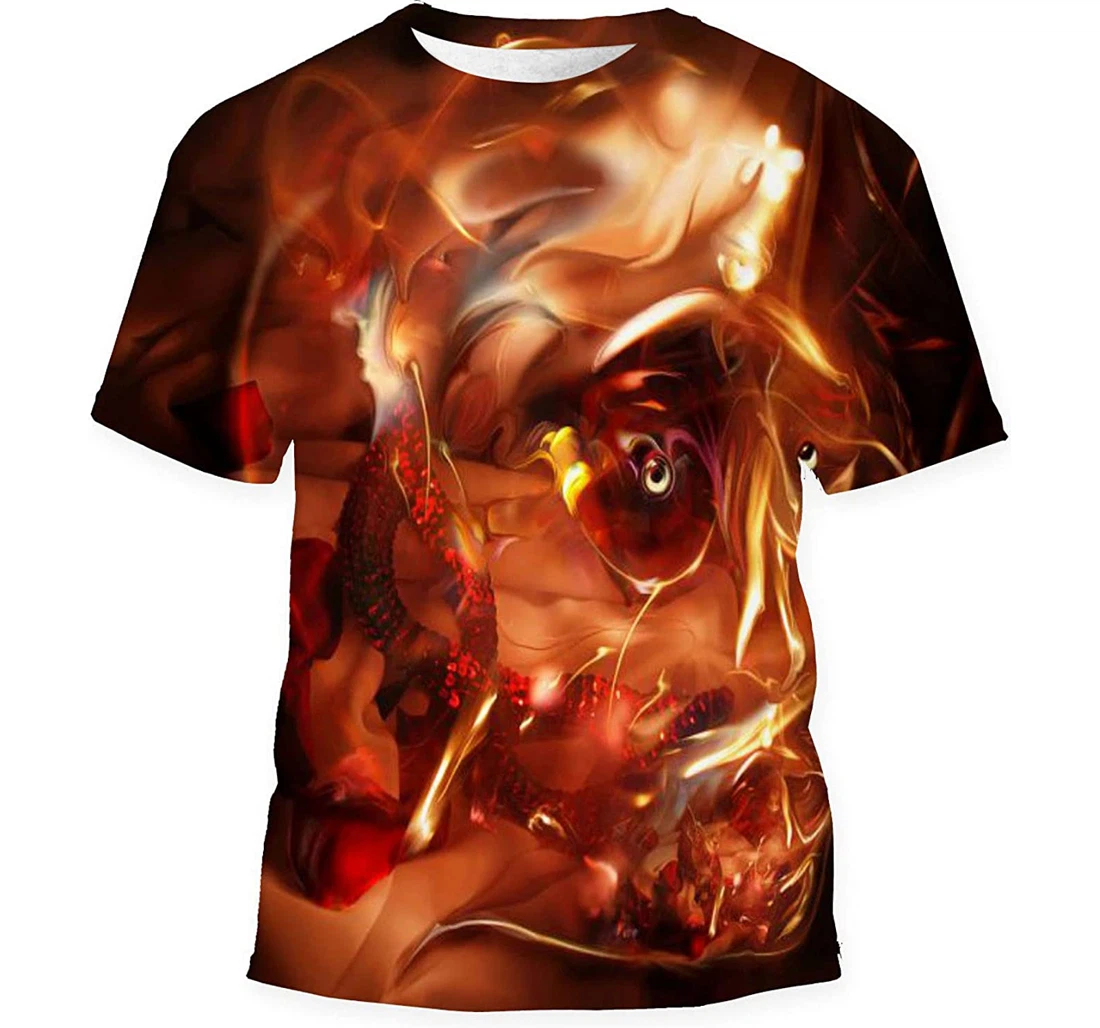 Amazing Art By Something Look Birthday Halloween - 3D Printed T-shirt, Long Sleeves Shirt