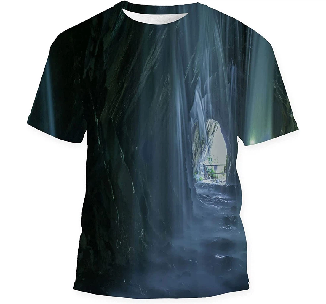 Beautiful Amazing Water Curtain Shui Lian Birthday Halloween - 3D Printed T-shirt, Long Sleeves Shirt