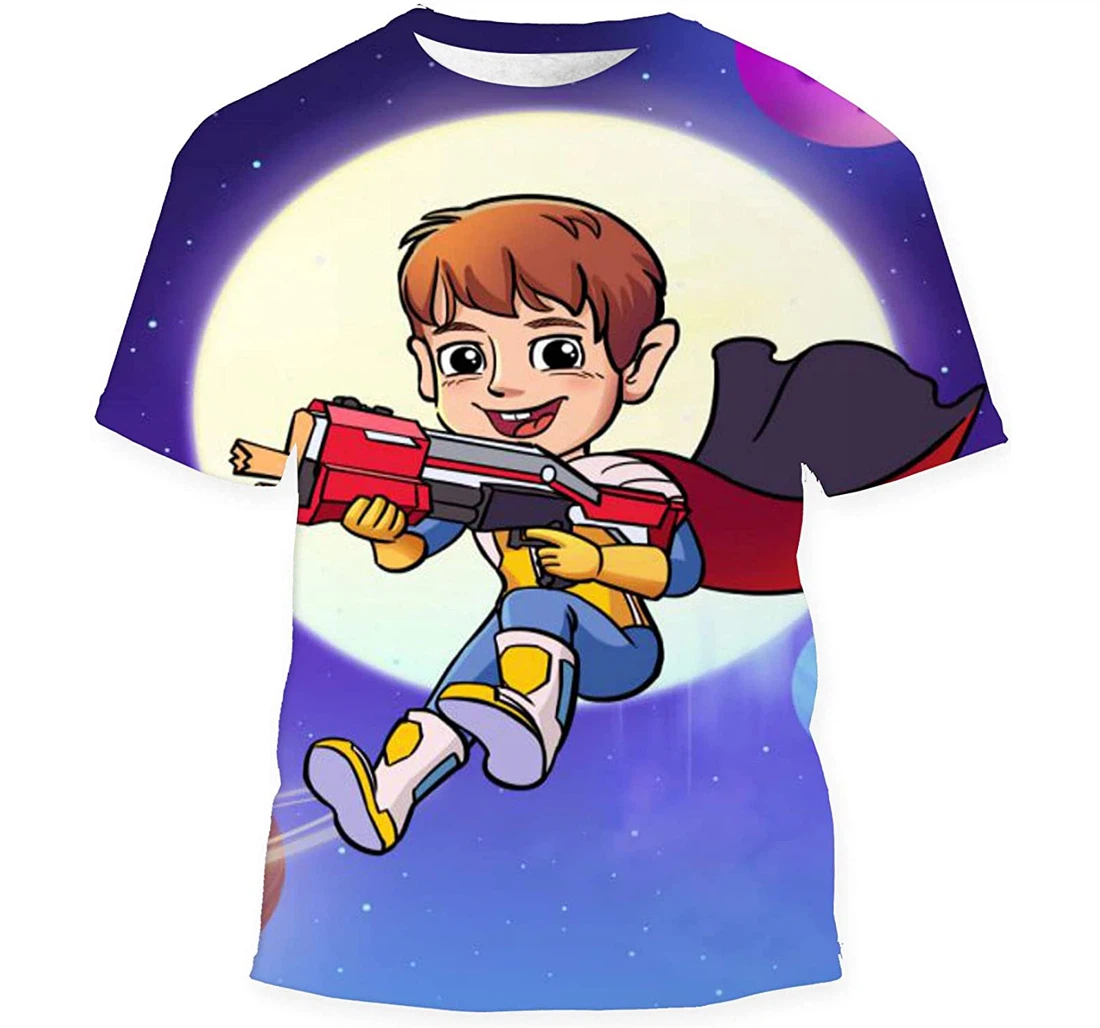 Cute Cartoon Character Super Concept Birthday Halloween - 3D Printed T-shirt, Long Sleeves Shirt