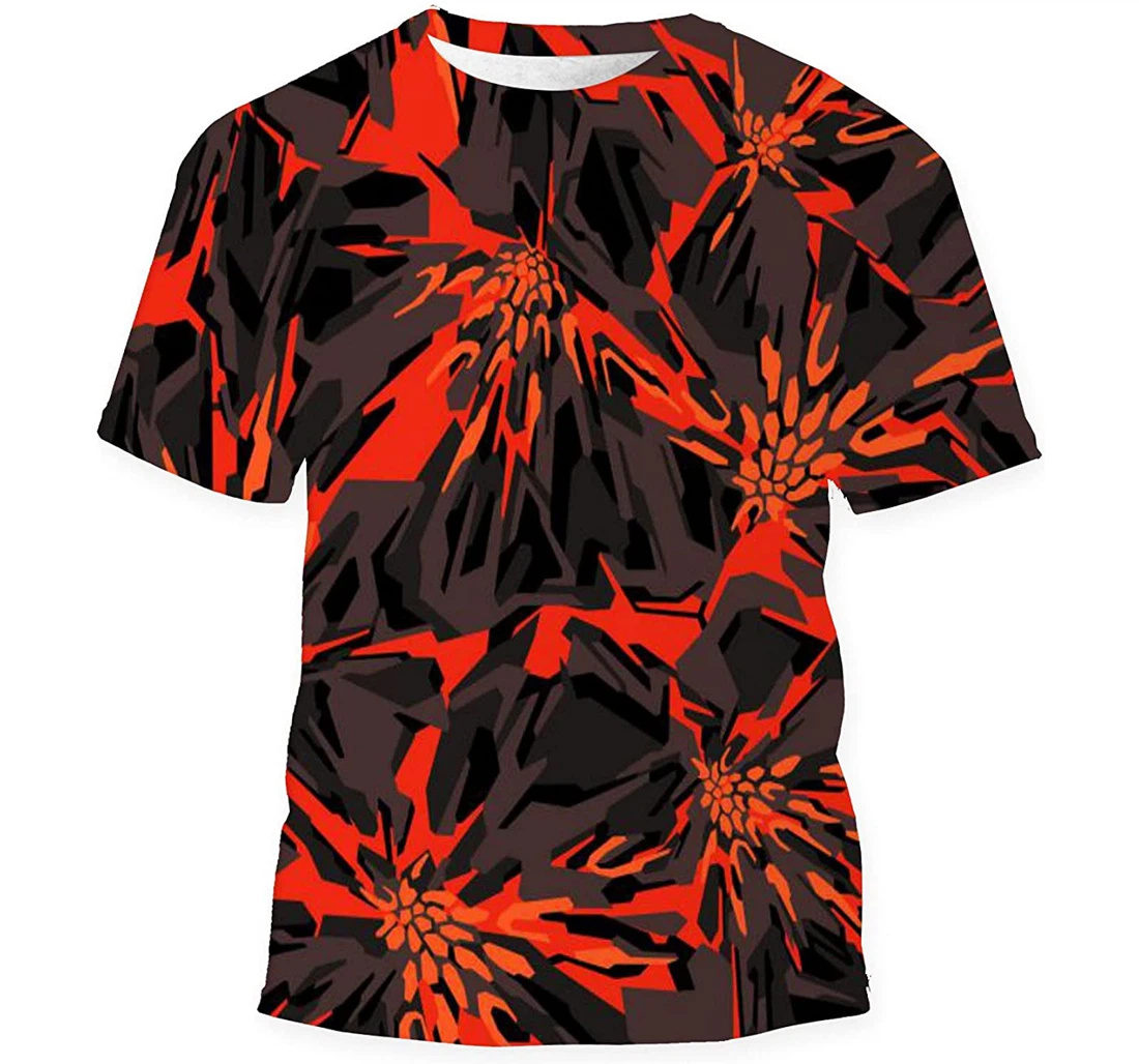 Geometric Camouflage Abstract Modern - 3D Printed T-shirt, Long Sleeves Shirt