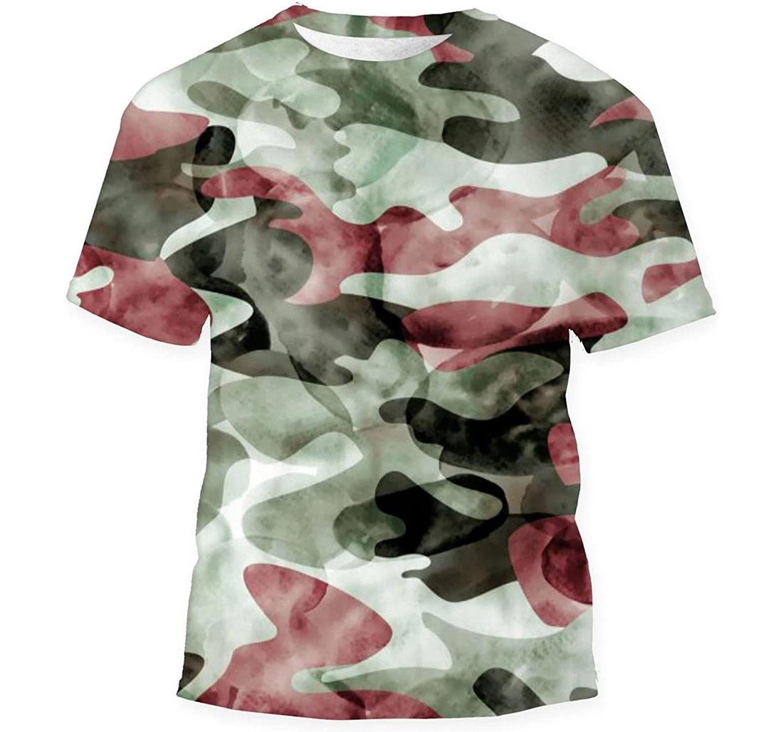 Endless Hand Painting Abstract Watercolor - 3D Printed T-shirt, Long Sleeves Shirt