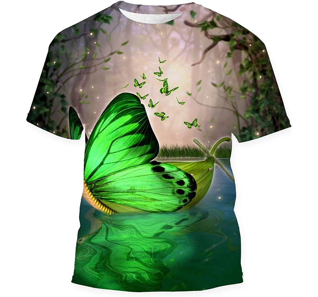 Magical Fairy Wildwood Water Craft Boat - 3D Printed T-shirt, Long Sleeves Shirt