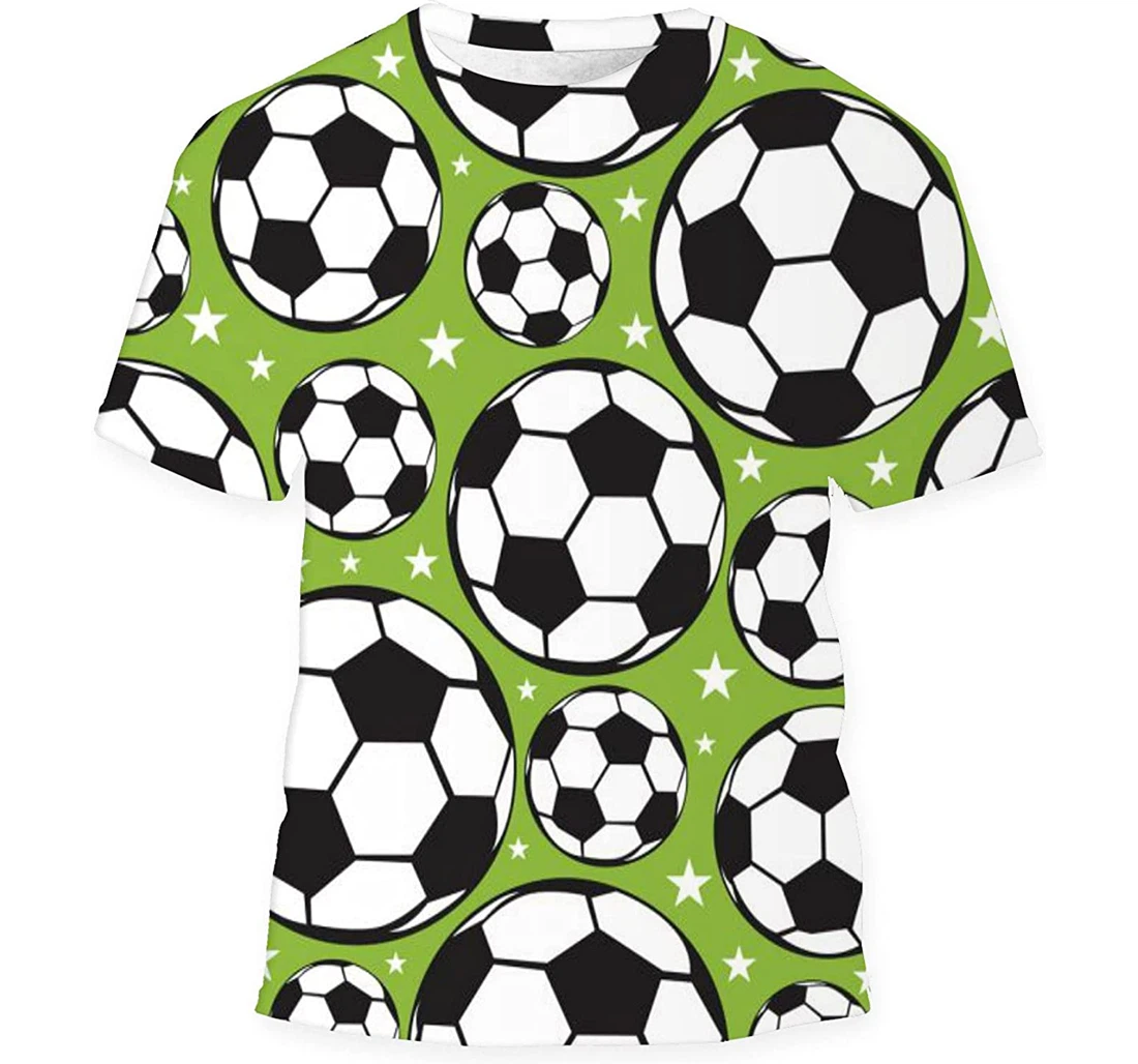 Football Soccer Ball Sport - 3D Printed T-shirt, Long Sleeves Shirt