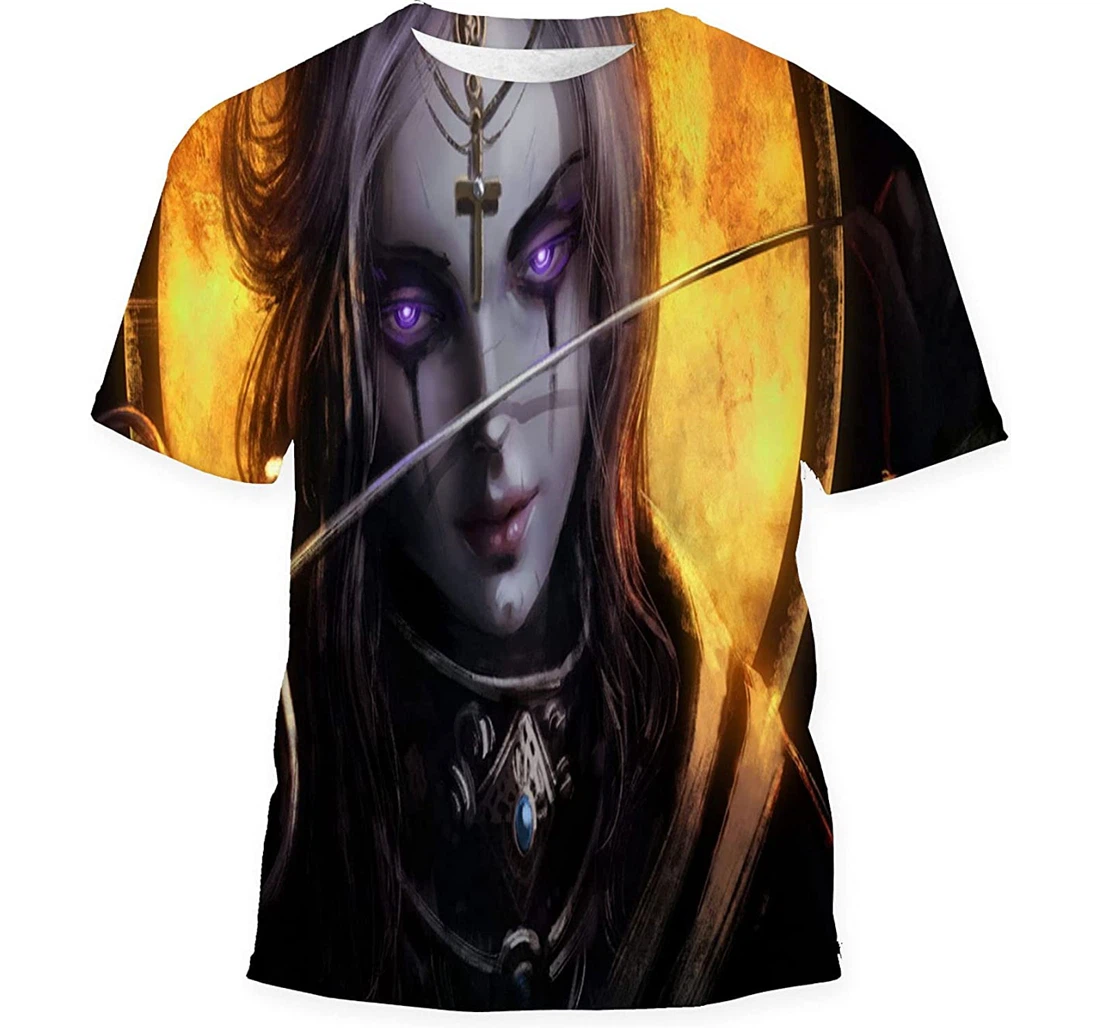 Beautiful Sinister Girl Doll Face Holds - 3D Printed T-shirt, Long Sleeves Shirt