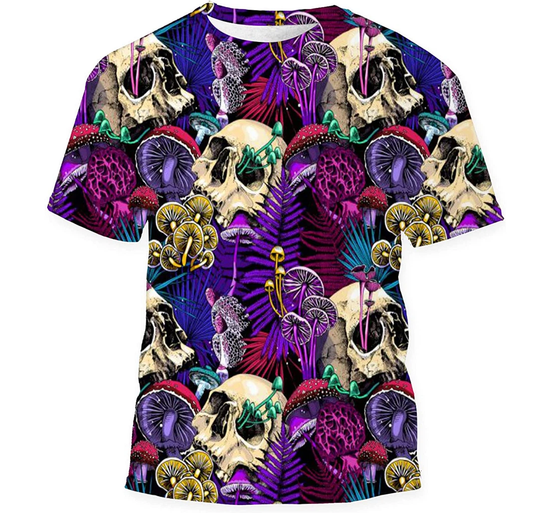 Wallpaper Bright Magic Psychedelic - 3D Printed T-shirt, Long Sleeves Shirt