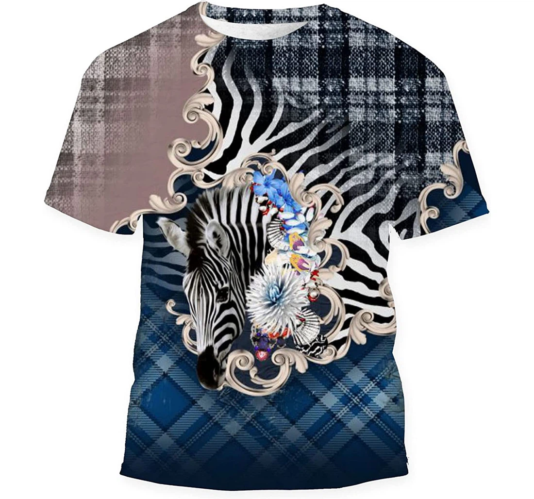 Summer Winter Design On Textile Fabric - 3D Printed T-shirt, Long Sleeves Shirt