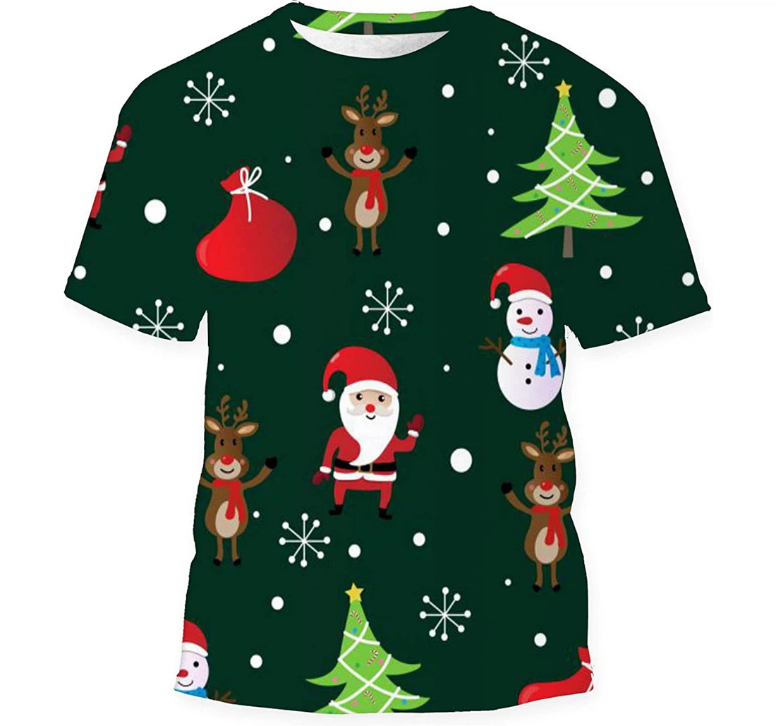 Christmas Season Has Tree - 3D Printed T-shirt, Long Sleeves Shirt