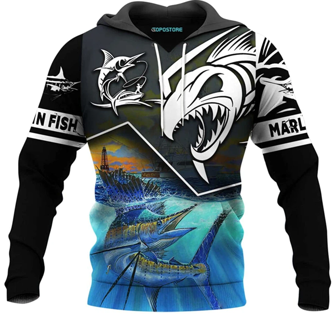 Fish On Shirts Fleece Short - 3D Printed Pullover Hoodie