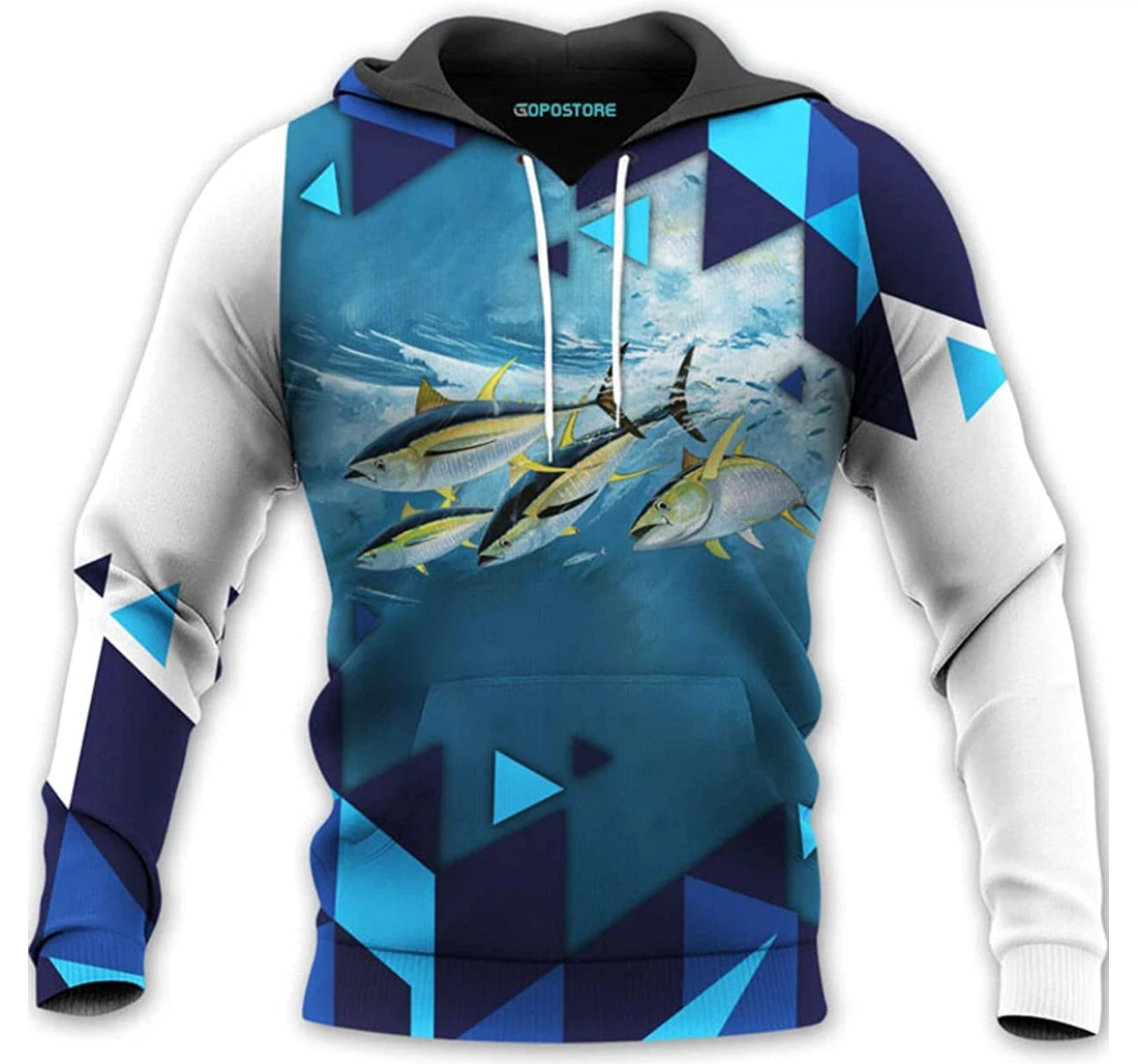 Fish On Shirts Fleece Short - 3D Printed Pullover Hoodie