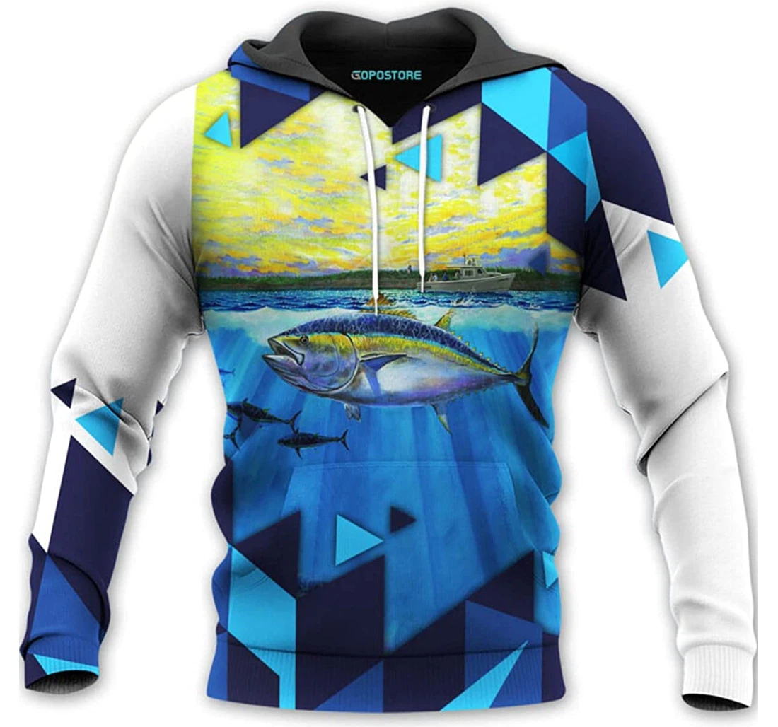 Fish On Shirts Fleece Short - 3D Printed Pullover Hoodie