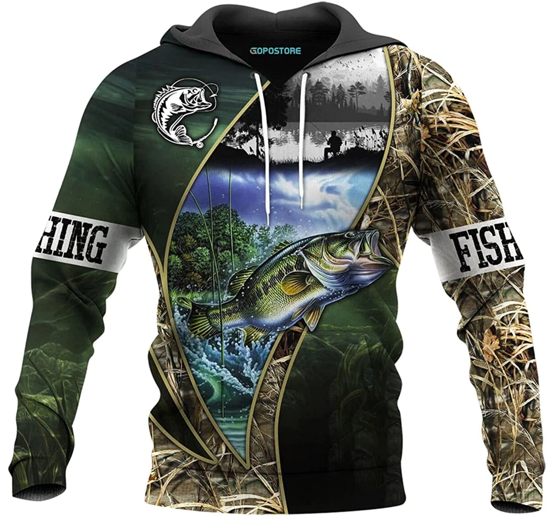 Fishing Lover Shirts Fleece Short - 3D Printed Pullover Hoodie