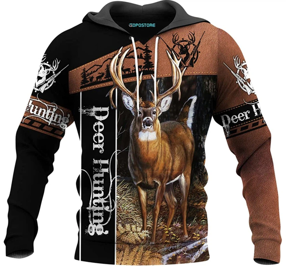 Hunting Dad Shirts Fleece Short - 3D Printed Pullover Hoodie