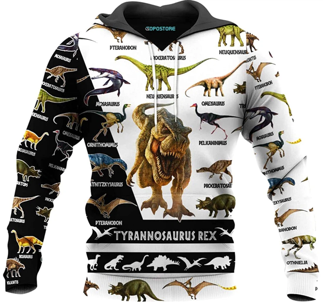 Dinosaur Art T Rex Jurassic World Shirts Fleece Short - 3D Printed Pullover Hoodie