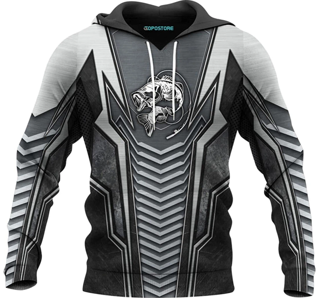 Bass Metal Shirts Fleece Short - 3D Printed Pullover Hoodie