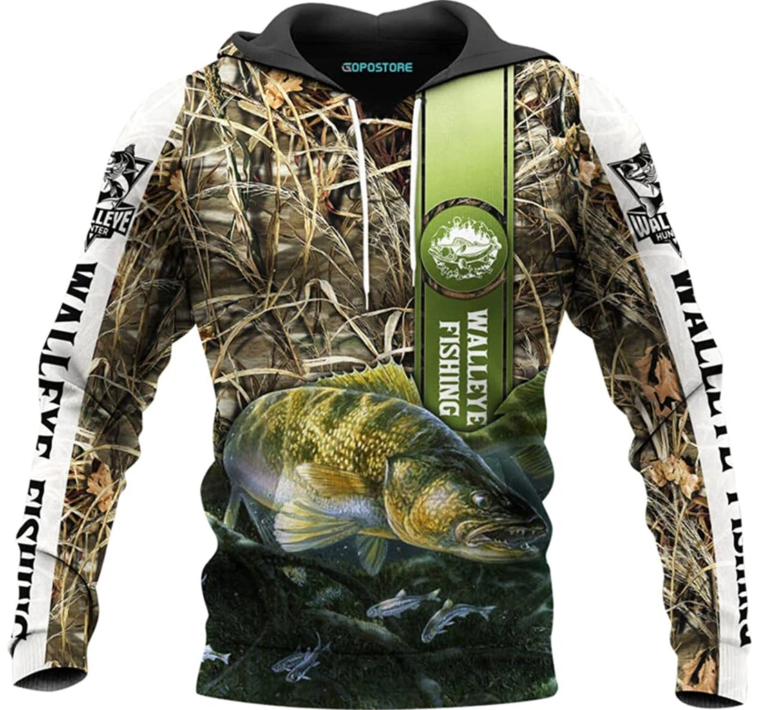 Fishing Shirts Fleece Short - 3D Printed Pullover Hoodie