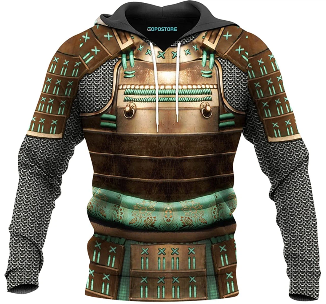 Armor Shirts Fleece Short - 3D Printed Pullover Hoodie