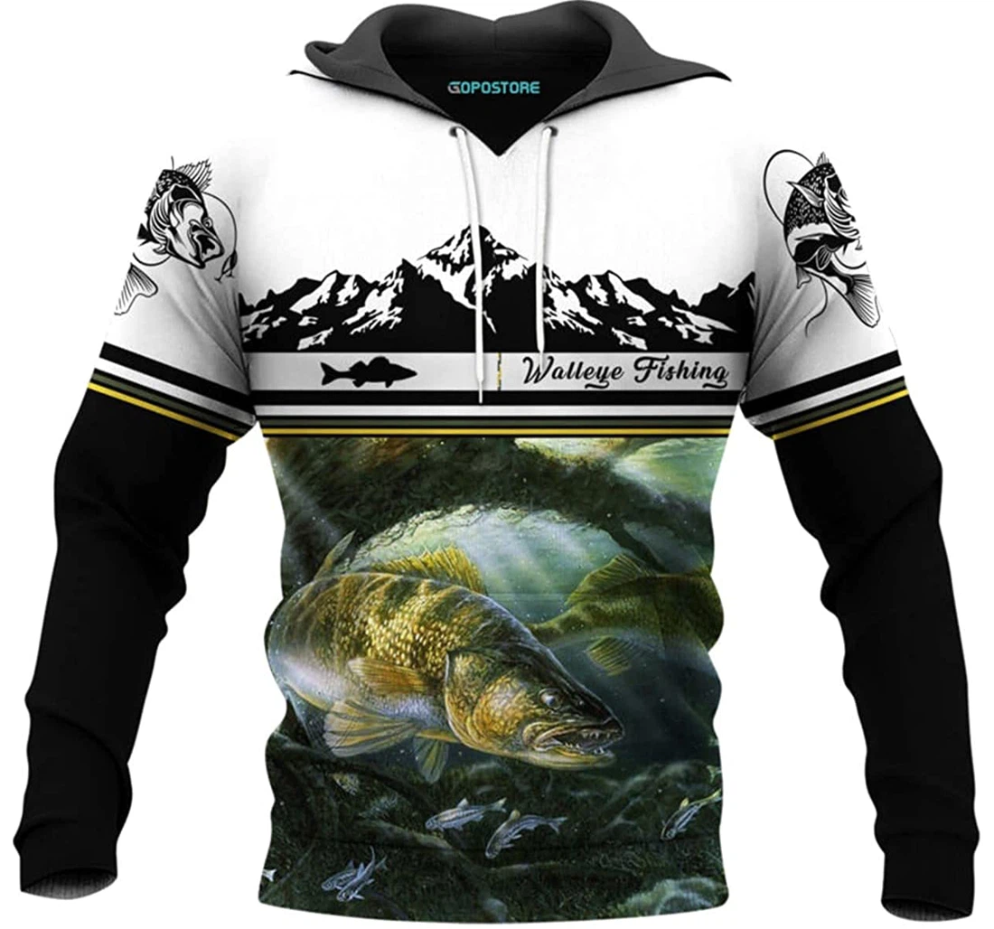 Fishing Shirts Fleece Short - 3D Printed Pullover Hoodie