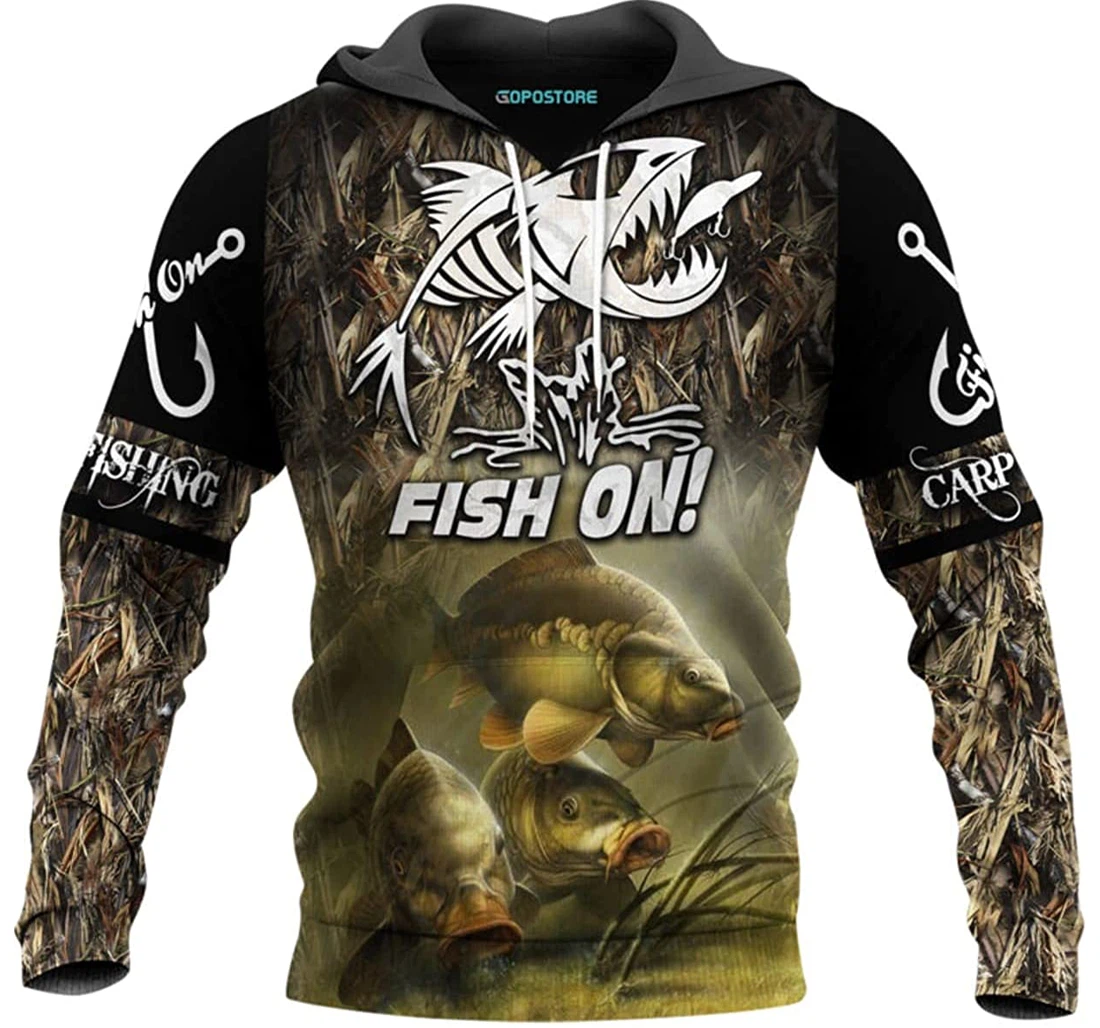 Fish On Shirts Fleece Short - 3D Printed Pullover Hoodie