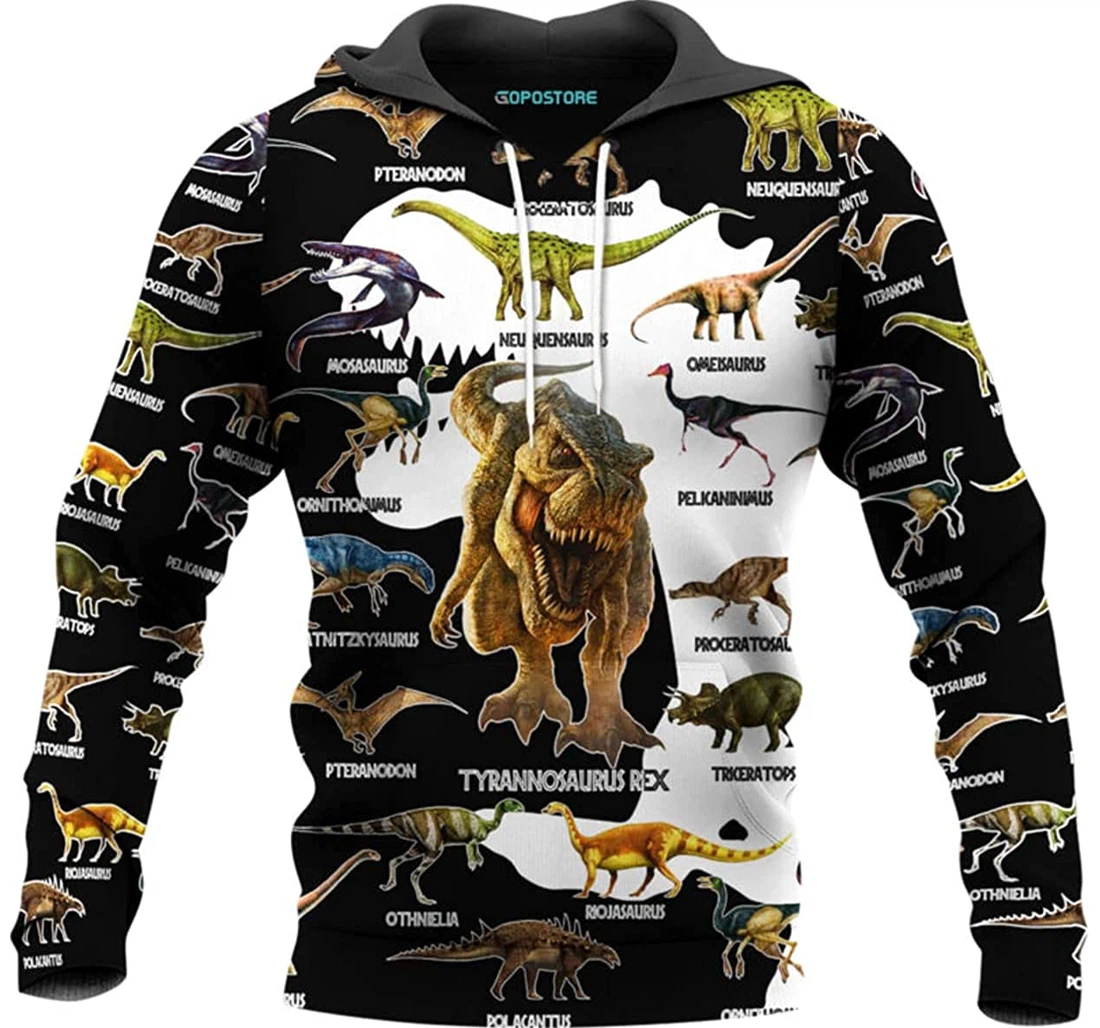 Dinosaur Art T Rex Jurassic World Shirts Fleece Short - 3D Printed Pullover Hoodie