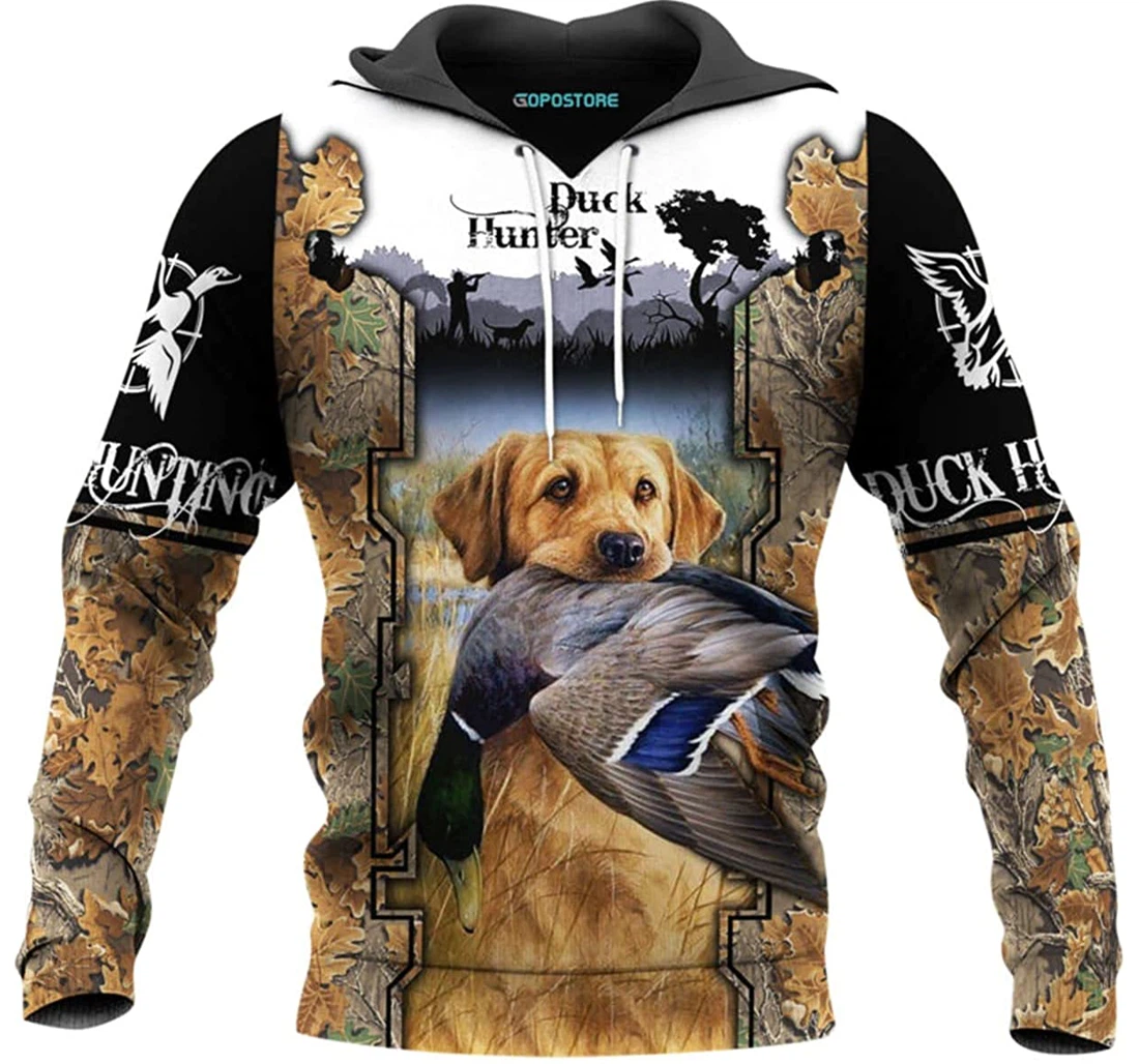 Duck Hunting Shirts Fleece Short - 3D Printed Pullover Hoodie